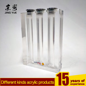 Modern Luxury Eco-Friendly Recyclable Clear Acrylic Body <b>Display</b> <b>Rack</b> High Precision Drilled Holes Custom Factory Polished Water - Product Image 2