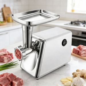 Broyeur à viande électrique commercial haute vitesse 800W avec 3 lames croisées pour la préparation de saucisses et de viande fraîche - Product Image 3
