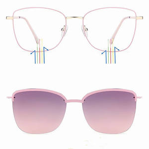 <span class=keywords><strong>Lentes</strong></span> polarizadas Clip en gafas de <span class=keywords><strong>sol</strong></span> Anti-Blue Light Gafas Imán Polarizado Clip-On 2 en-1 Gafas <span class=keywords><strong>con</strong></span> 1Pc <span class=keywords><strong>Lentes</strong></span> de gafas de <span class=keywords><strong>sol</strong></span> - Product Image 1