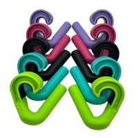 Poignées de fitness de type crochet, poignées de gym polyvalentes pour tractions, soulevés de terre, remises en forme, accessoires d'entraînement pour la maison et les salles de sport commerciales