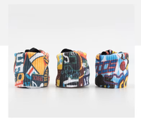 Chaussettes à impression numérique avec semelle en molleton mi-haute, style sublimation 3D, design personnalisé, noir sur les orteils et le talon