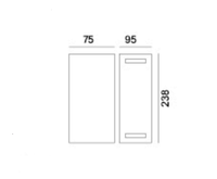 Lampe murale extérieure de café éclairage extérieur étanche avec corps blanc chaud CCT PC alimentation 220V AC