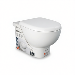 โถสุขภัณฑ์แบบแขวนผนังไร้ขอบ รุ่น Tonique ขนาดความยาว 58 ซม. กว้าง 36.5 ซม. สูง 38 ซม. ติดตั้งแบบซ่อน - Product Image 3