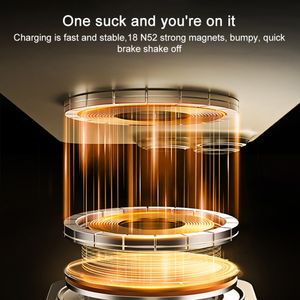 Nuevo diseño <span class=keywords><strong>Momax</strong></span> Cm32 Q2 Mag Mount Metal Magnético 15W Soporte de carga rápida inalámbrico para automóvil Soporte universal de rotación de 360 grados - Product Image 4
