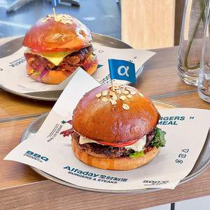 Custom Food Grade Eco-Friendly Biodegradable Print Logo Waterproof Greaseproof Sandwich Fries Hamburger <b>Wrapping</b> Paper - Product Image 2