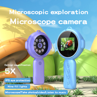 500X Kids Handheld Microscope Camera Y11 2.0" IPS 9 LED USB Rechargeable Portable Digital Magnifying Glass Factory Direct