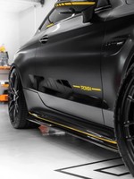 Diffuseur de pare-chocs arrière en fibre de carbone pour W205 C63 AMG, lèvre avant, aileron arrière, jupe latérale, calandre, compatible avec Benz W205 C63 AMG Coupé