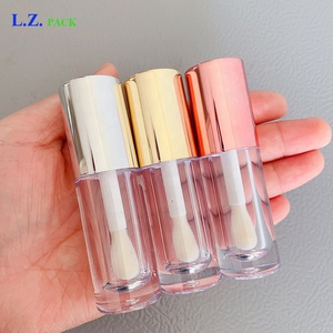 LZ Pack 100pcs 6ml 6.5ml tubi per imballaggio di olio per labbra Logo personalizzato pennello grande spesso bacchetta grande tubi per lucidalabbra di lusso con applicatore - Product Image 2