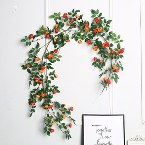 ดอกกุหลาบประดิษฐ์สีชมพู แดง ส้ม ขาว ตกแต่งผนังสำหรับวันวาเลนไทน์ - Product Image 3