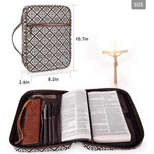 Sac de transport premium pour Bible, housse anti-poussière pour livre sacré avec poignée, <span class=keywords><strong>pochette</strong></span> de voyage portable pour adultes - Product Image 4