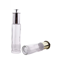 Fabricant en vente directe de flacons cosmétiques en verre pour sérum, essence liquide et huile essentielle, avec compte-gouttes et impression sérigraphique