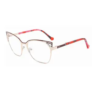 Eye Wear Retro Reading Glasses Round Glass Frame For Men Metal Frames Eyeglasses Wholesale Optical Lens Eyewear 2023