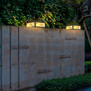 Lámparas Solares de Poste de Acero Inoxidable para Exteriores, Lámpara de Pared Impermeable para Jardín - Product Image 4