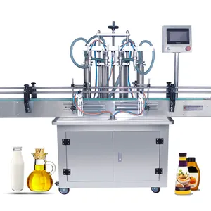 Otomatik Servo Motor sosu bal sıvı sabun uçucu yağ parfüm kantitatif şişe dolum makinesi