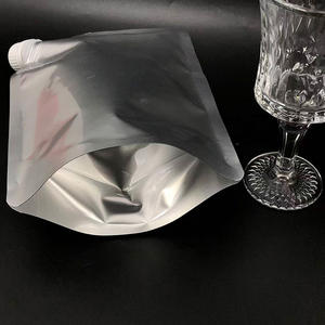 Emballage en aluminium de qualité alimentaire 500ml 800ml pochette debout refermable durable avec bec pour vin Champagne - Product Image 3