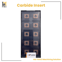 Plaquettes de foret DP U SOMT050204 en carbure revêtues PVD pour le perçage à grande vitesse dans l'acier et l'acier inoxydable, pièces CNC