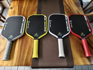 <span class=keywords><strong>Raquette</strong></span> de pickleball en fibre de carbone conforme aux normes USAPA - Noyau en nid d'abeille hautement élastique, pagaie professionnelle - Product Image 5
