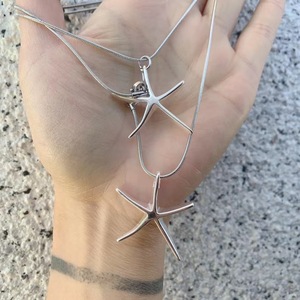 Collier simple en forme d'étoile de mer pour femme, chaîne de clavicule tendance pour le quotidien, 15g, origine Yiwu - Product Image 2