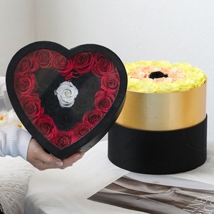 Fiori all'ingrosso incantati eternità rosa di lusso vero fatto a mano regalo artigianato occhi malvagi eterno fiore conservato rosa in scatola - Product Image 2