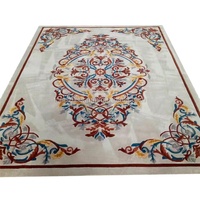 Tapis tufté à la main en soie d'art moderne et tapis pour la maison élégant tapis fait main avec logo personnalisé