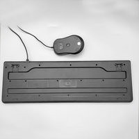 Clavier filaire Esuntec/OME KMC-109P pleine taille 104 touches avec touches de fonction multimédia, conception ergonomique, interface USB