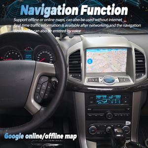 Autoradio Android 8 pouces avec écran multimédia et lecteur vidéo pour Chevrolet Captiva 2011-2016, Carplay 4G 2din GPS, unité principale - Product Image 4