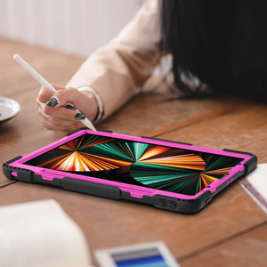 Sản xuất nhà máy 360 xoay có thể điều chỉnh dây đeo tay gồ ghề Tab <span class=keywords><strong>Tablet</strong></span> trường hợp đối với iPad Pro 12.9 inch 2022 2021 2020 2018 trường hợp - Product Image 4