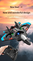 Drone jouet RC V32 Avion acrobatique sans caméra Avion planeur en mousse EPP Télécommande Jouet en mousse UAV