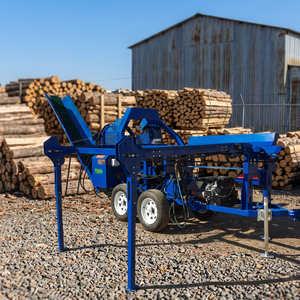 Trituradora de Leña Móvil con Motor de Gasolina de 15 HP, Bomba para Manipulación de Madera, Equipo Forestal - Product Image 3