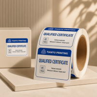 Feuille d'étiquettes adhésives en vinyle imperméable de haute qualité personnalisées avec options d'emballage sur mesure pour usage industriel