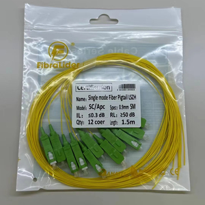 Cable de Fibra Óptica Monomodo G652D de 1.5m con Revestimiento LSZH - Product Image 1