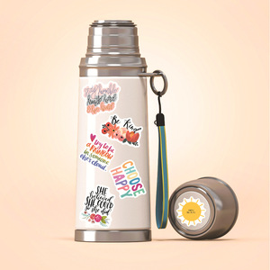 100 Pegatinas Económicas <span class=keywords><strong>de</strong></span> Vinilo Mate con Frases <span class=keywords><strong>de</strong></span> Aprendizaje <span class=keywords><strong>de</strong></span> Inglés, Diseño Creativo <span class=keywords><strong>de</strong></span> Dibujos Animados, Decorativas, Resistentes al Agua - Product Image 6