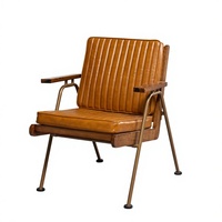 Fauteuil de salon rétro en fer forgé, style nordique, luxe léger, pour balcon, café, réception, salon - Vente en gros