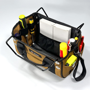 Penggong Ladder <b>Tool</b> <b>Bag</b> Yellow Waterproof Velcro Closure Top Handle <b>Tool</b> Duffle <b>Bag</b> - Product Image 3