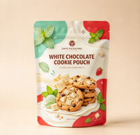Sachet Doypack Personnalisé Imprimé avec Fermeture Éclair, Recyclable, Qualité Alimentaire, en Matériaux BOPP/VMPET/PE