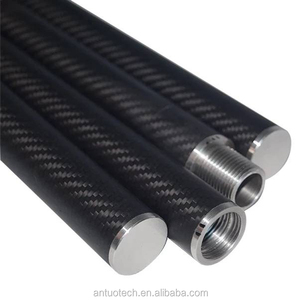 Poteaux de tubes en fibre de carbone mat sergé 3k de haute qualité avec fabricant de fils mâles et femelles - Product Image 2
