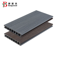 Usine directe Wpc Grain de bois Decking Co Extrusion Deux-en-un Bois Composite Decking