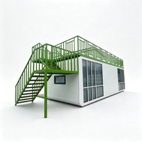 Casa Contenedor Modular Prefabricada de 1-2 Pisos, Tipo Cápsula Espacial Apple Cabin, de 20 pies y 40 pies, para Hotel, Supermercado, Diseño Moderno y de Lujo