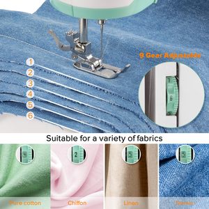 New Style 12-Stitch Household Electric <b>Sewing</b> <b>Machine</b> with Motor & Gear <b>Automatic</b> Lock Stitch Mini - Product Image 5