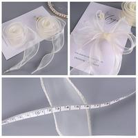 Vente de Gros Ruban Perle Boucle Beige Dentelle Corde