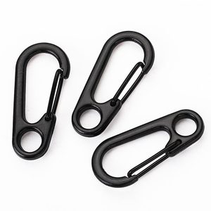3 Mini Zinc Alloy Mini Carabiner Clips Tiny Alloy Spring Snap Hook