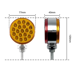 Đèn LED hai mặt 12-24V Đèn báo tín hiệu bên hông xe tải có - Product Image 5