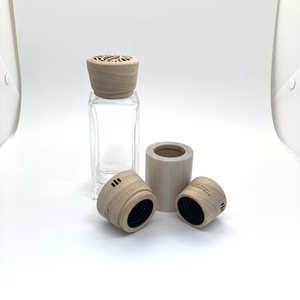 Tapa de perfumr de madera de 45*22mm de alta calidad de fábrica de China con tapa interior de 28 tuercas para botella de Perfume más fresca de aire de coche - Product Image 1