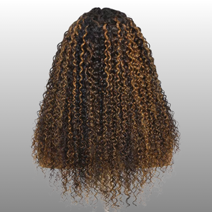 深波v形无胶假发人发不留巴西发机制作易穿拉绳天然人发假发 - Product Image 3