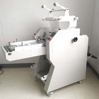 Machine de plastification électrique automatique avec alignement des bords et découpe, format A3/A4, pour bois, vitesse 10 m/min, 3 mil