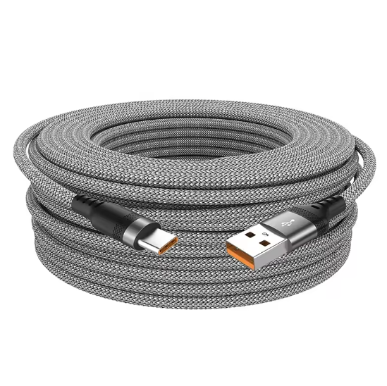 Manufacturer Wholesale 6A Extra Lon Usb to Micro Charger Fast Charging Data Cable for Phone 1M 2M 3M 5M 8M Power Bank Data Cord