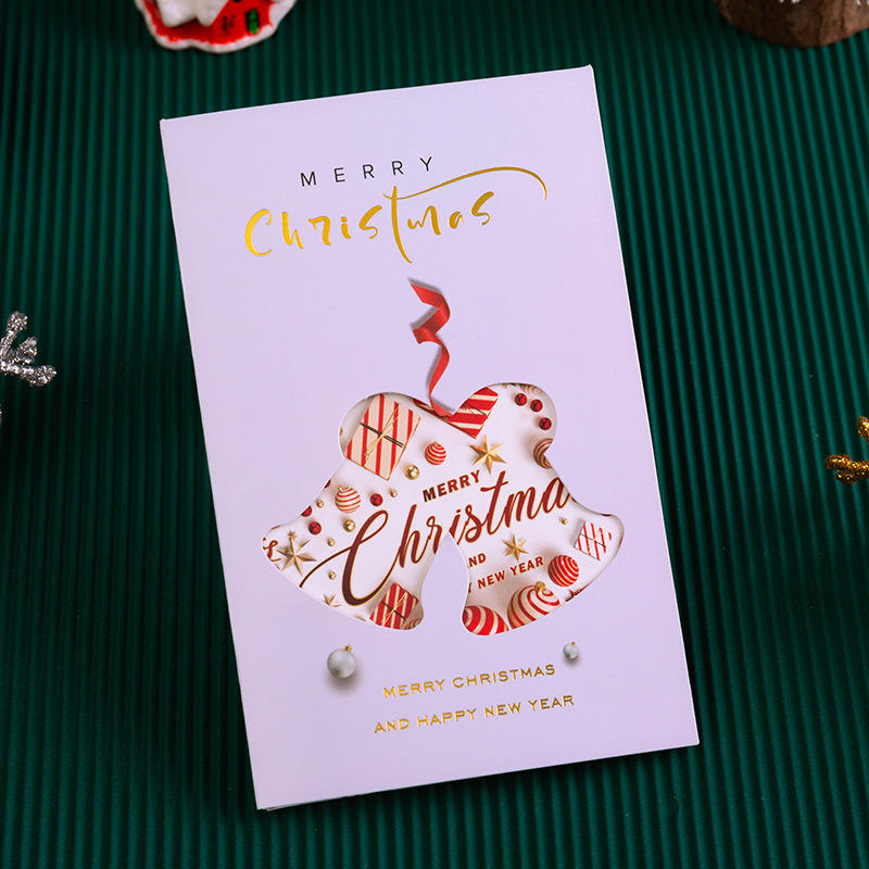 [05] lavande 30% carte de réduction-cloche de noël carte unique 8091