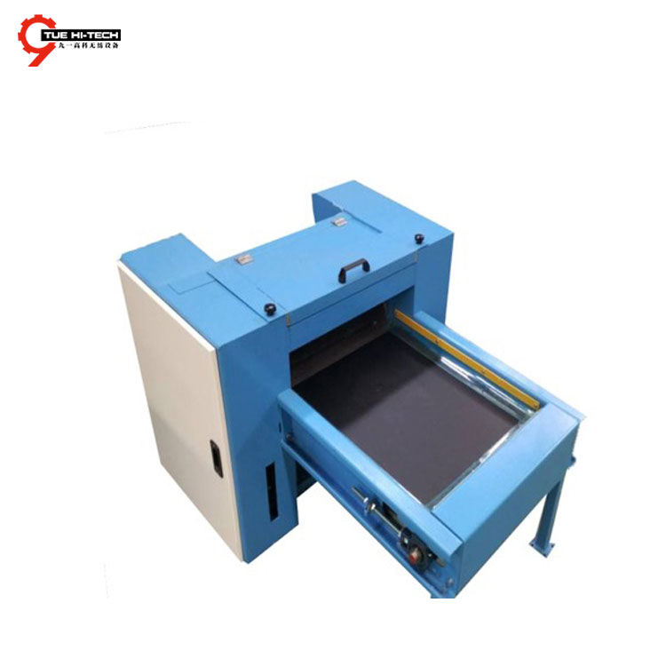 waste fabric opening with nail cylinder