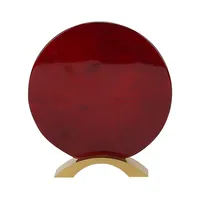 Pavia – trophée en bois brillant fini Piano personnalisé, Plaque de remise de prix en bois rond, bois de pin