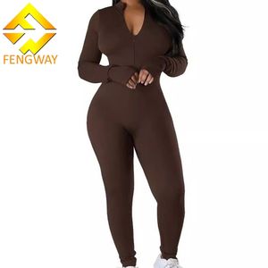 Nuova <span class=keywords><strong>Tuta</strong></span> Aderente da <span class=keywords><strong>Donna</strong></span> con Zip, <span class=keywords><strong>Maniche</strong></span> <span class=keywords><strong>Lunghe</strong></span> per Yoga, Palestra e Fitness - Product Image 3